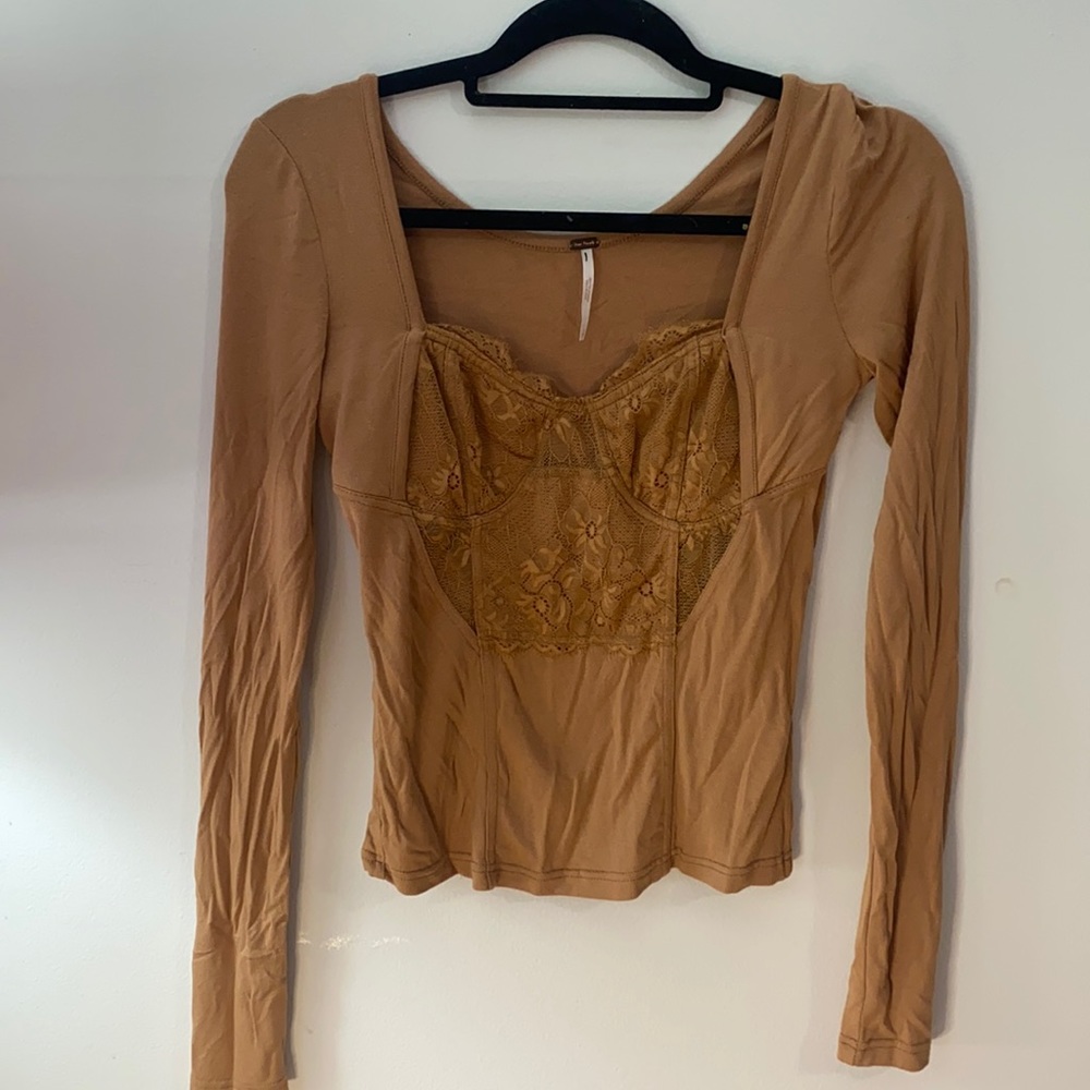 Free people nude top